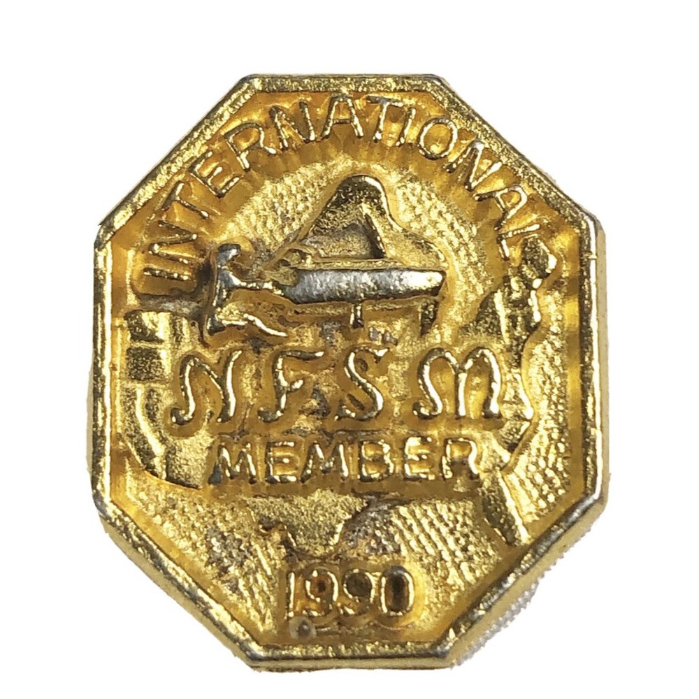 1990  NFSM Vintage Lapel Pin National Fraternity of Student Musicians